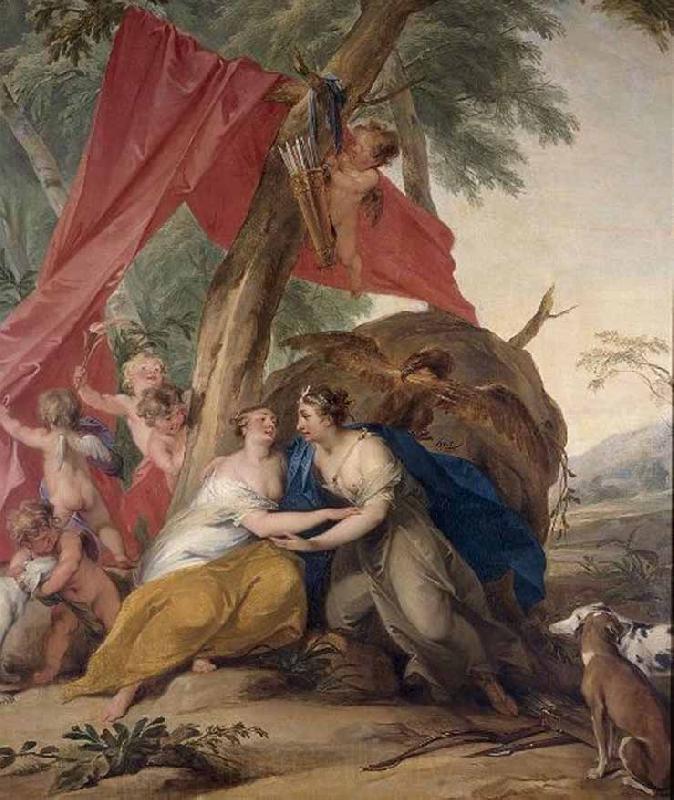 Jacob de Wit Jupiter disguised as Diana